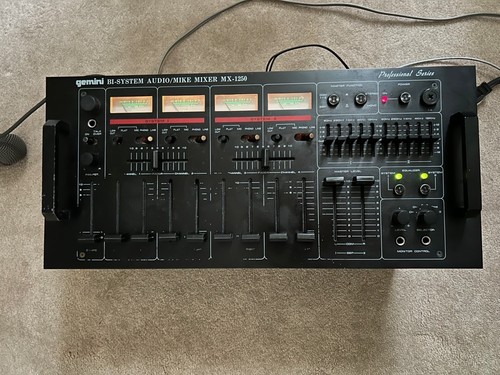Mixer audio vintage - mixer/eq,