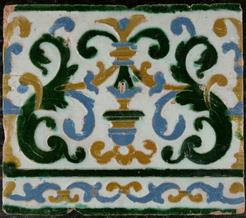 Rara antica piastrella arista
