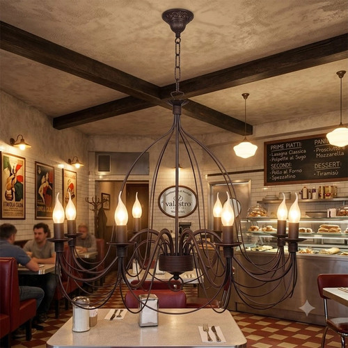Lampadario sospensione shabby - lampadario,