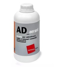 GATTOCEL AD-aerant ADDITIVO AERANTE CONCENTRATO per malete intonaci 1 Lt.