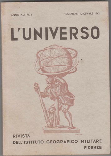 Rivista universo anno - l'universo, xlii