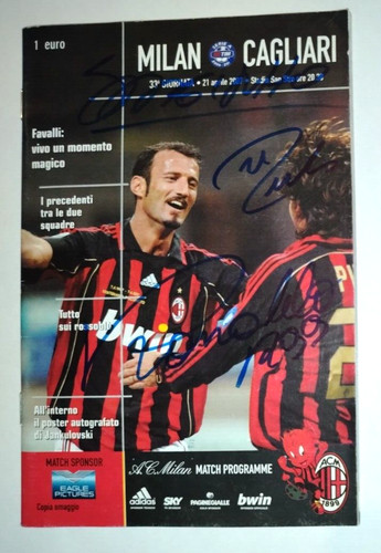 Match programme milan - match, ac