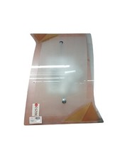 Plafoniera in vetro con decorazioni colorate