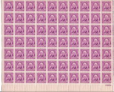 Scott #960...3 Cent...W.A. White...Sheet of 70