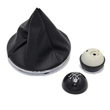 Cuffia pomello leva cambio FIAT 500 2007 2015 ghiera cornice cromata anello