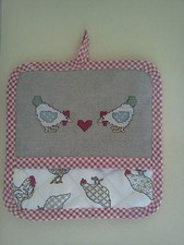 PRESINA RICAMATA a punto croce