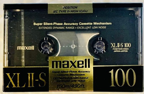 Maxell gold audiocassetta 100 - maxell,