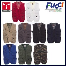 GILET DA LAVORO MULTITASCHE SMANICATO ESTIVO PAYPER POCKET UOMO PESCA CACCIA  