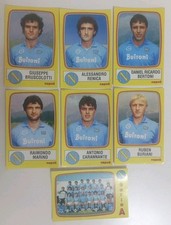 Figurine Calciatori Panini 1985/86. Napoli. 7 Figurine. 1 Esaurita