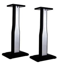 coppia supporti da pavimento altoparlanti casse acustiche altezza 80 cm in pvc