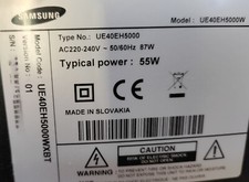 RICAMBI PER TV SAMSUNG UE40EH5000W