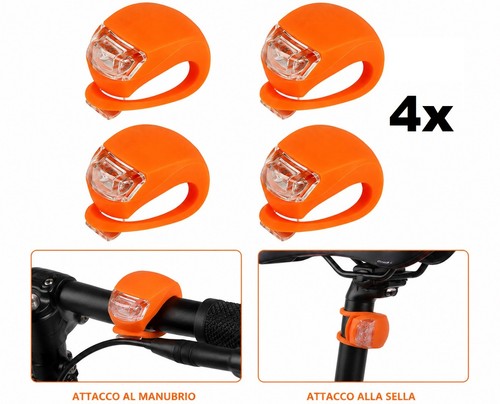Set luci led bicicletta - set,