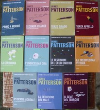 Lotto 9 libri James Patterson gialli thriller Gente Indagine donne Club Omicidi