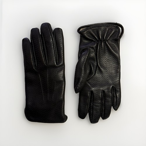 Guanti donna pelle nera - donna,