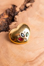 Vintage Anni 80 Spilla Oro