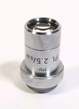 PL 2,5/ 0,08 170/- RMS, obiettivo microscopio Ernst Leitz Wetzlar, finalmente