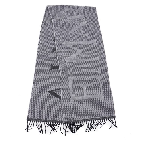 Sciarpa lana twill grigio - twill,