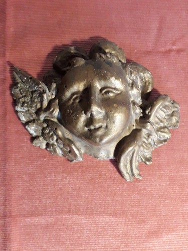 Antica scultura testa di - antica,