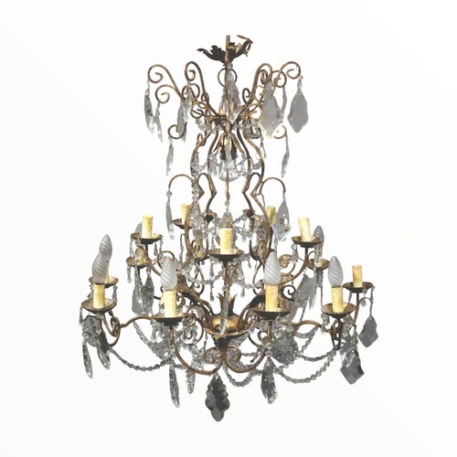Antico lampadario gocce - lampadario, a