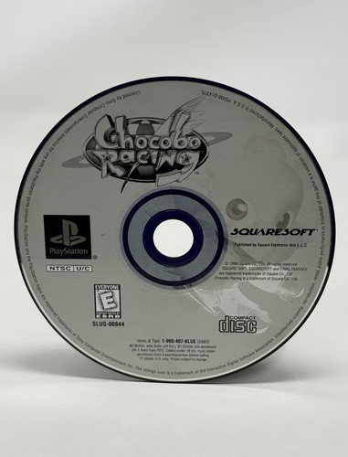Chocobo racing ps1 playstation - racing,