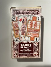Raro! Vintage tarot de Tahiti motifs polynésiens - D’après Gotz
