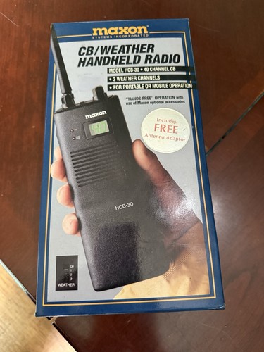 Hcb maxon weather radio - maxon, cb/weather
