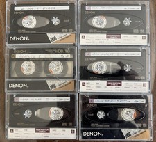 Lot of 6 DENON High Bias Audio