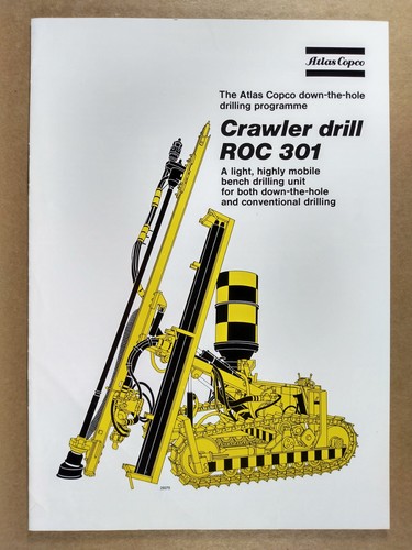 Trapano cingolato atlas copco - trapano,