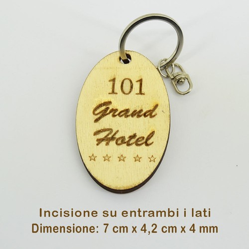 Portachiavi incisione laser