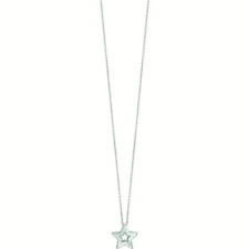 Bliss gioielli collana stella e diamante oro bianco (20091447) listino 159 €