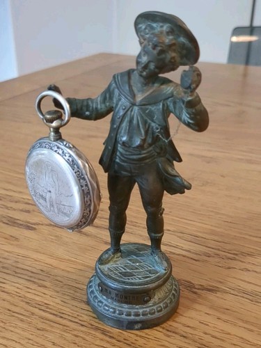 Ancienne sculpture bronze - sculpture, en