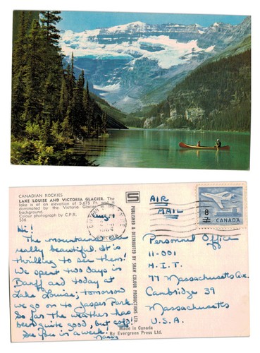Postcard lake louise - postcard,