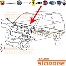 LANCIA Y10 ISOLAMENTO CENTRALE