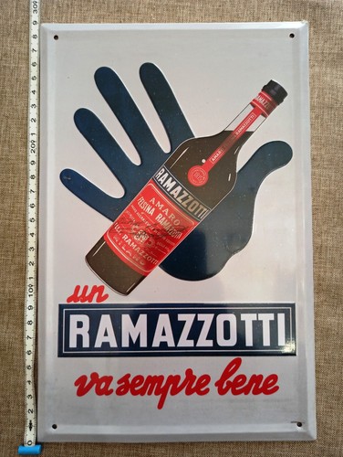 Tabella latta pubblicitaria - in,