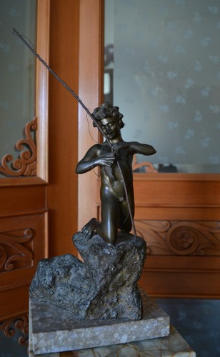 Pescatore scultura - –,