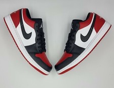 nike jordan 1 low bred toe ( 553558 612 )