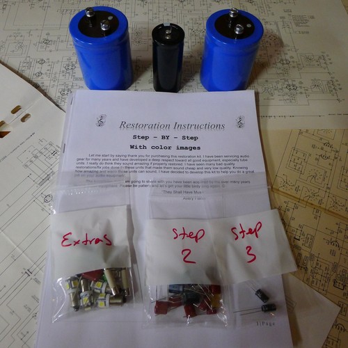 Kit restauro amplificatore sae - restauro,