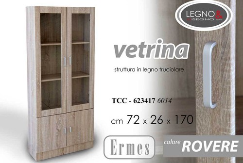 Vetrina moderna ante marrone - moderna, 4