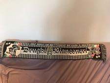 Rarissima sciarpa bufanda scarf vintage Drughi bianconeri JUVENTUS da collezione