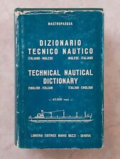 DIZIONARIO TECNICO NAUTICO ITALIANO/INGLESE 45000 VOCI 1967