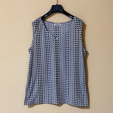 Strong Fashion Canotta Top Pois Pallini Bianco Nero Casual Boho Hippie Elegante