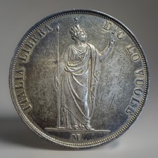 MILANO 5 LIRE 1848 GOVERNO