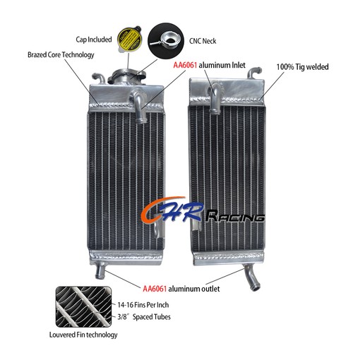 Aluminum radiator for yamaha - aluminum,