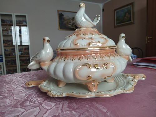 Antica zuppiera porcellana - antica,