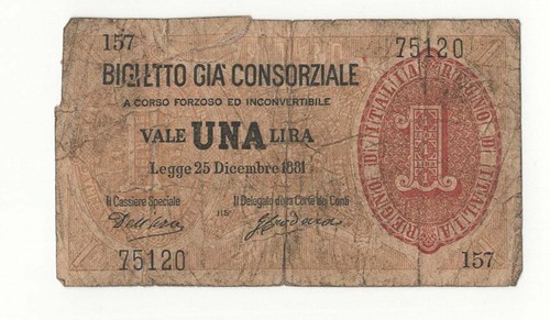 Lira biglietto già - 1,
