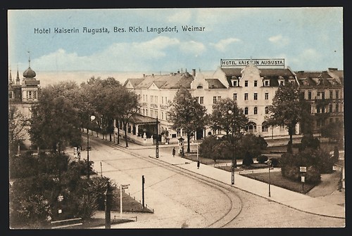 Cartolina weimar goethe - cartolina,