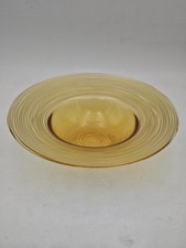 Amber Blown Glass Centerpiece