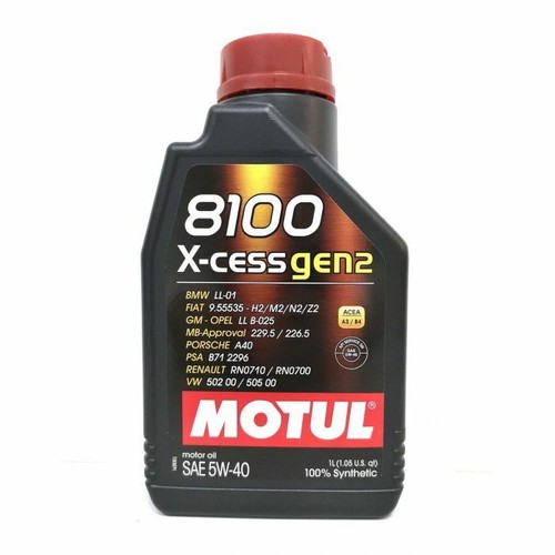 Motul 8100 cess gen2 - x-cess, 5w40