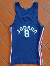 MAGLIA Trieste JADRAN Ambrožič 1980 VINTAGE?INDOSSATA SHIRT BASKET MATCHWORN