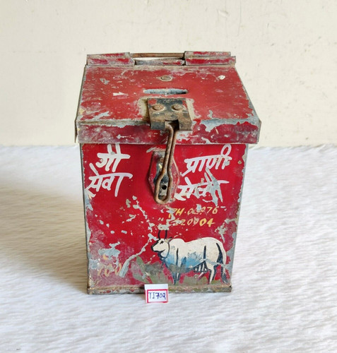 Vintage donating soldi per - donating,